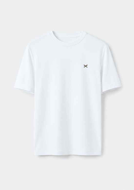 Foto do produto: Camiseta Básica Masculina World Com Bordado - Branco