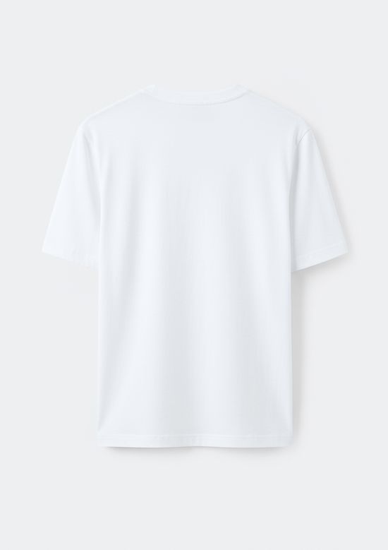 Foto do produto: Camiseta Básica Masculina World Com Bordado - Branco