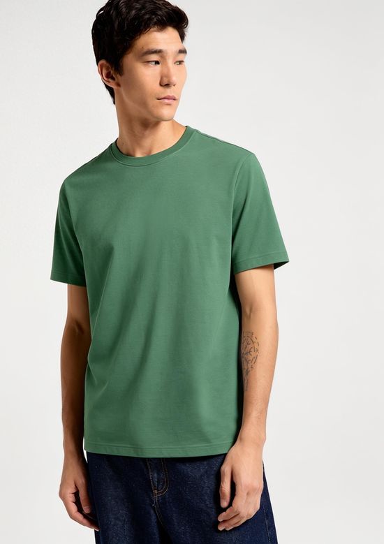 Foto do produto: Camiseta Básica Masculina Comfort Super Cotton - Verde
