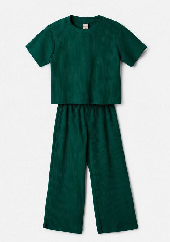 Foto do produto: Conjunto Infantil Menina Amplo - Verde