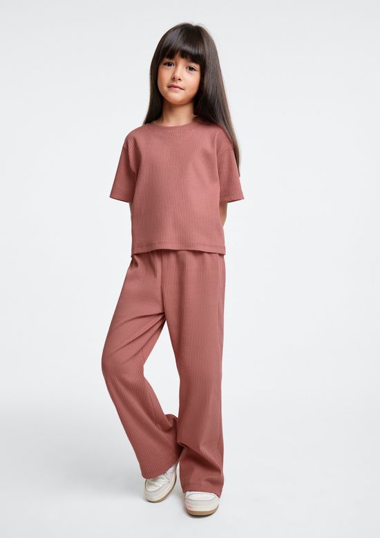 Foto do produto: Conjunto Infantil Menina Amplo - Rosa