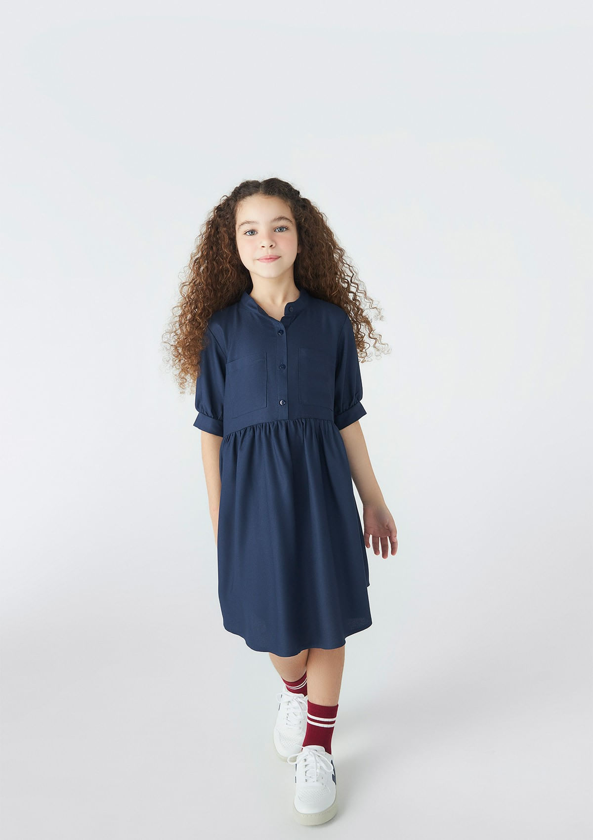 Vestido store chemise infantil