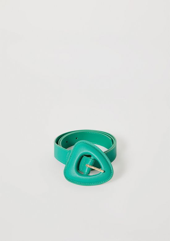 Foto do produto: Cinto Feminino Com Fivela Triangular - Verde