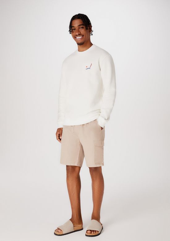 Foto do produto: Bermuda Cargo Masculina Comfort - Bege