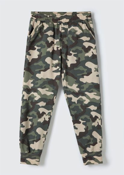 Calça jogger best sale camuflada infantil