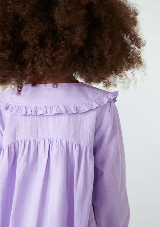 Foto do produto: Vestido Infantil Toddler Com Gola Removível - Roxo