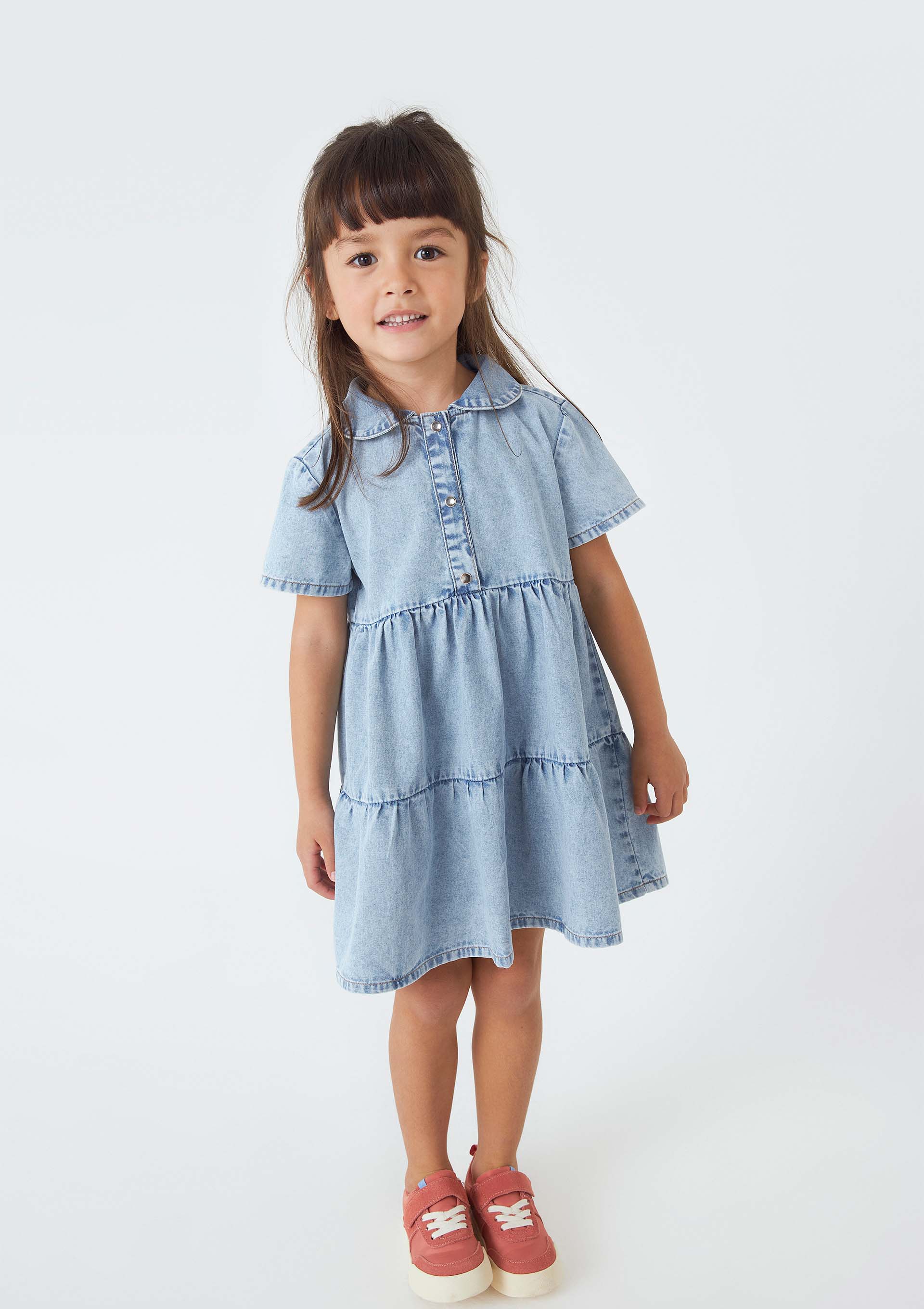 Vestido jeans hot sale hering infantil