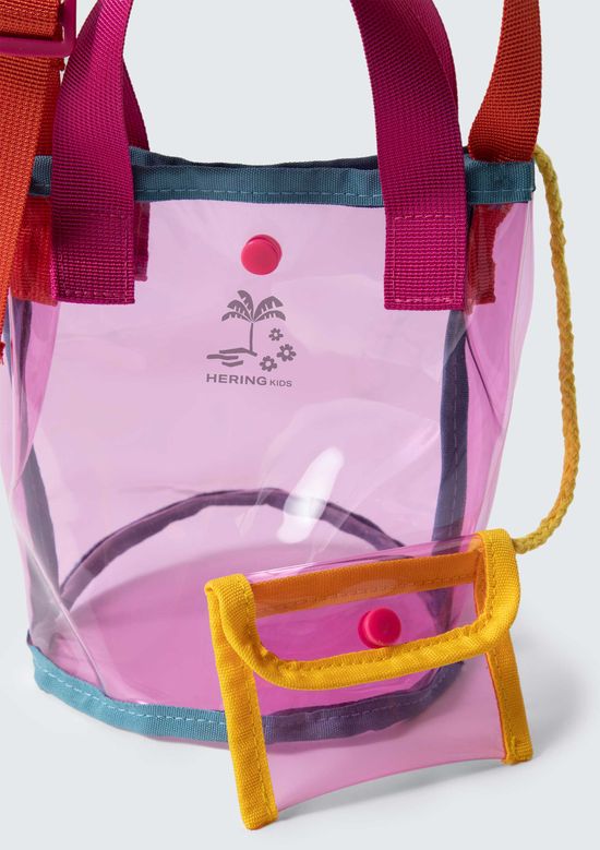 Foto do produto: Bolsa Infantil Menina Tiracolo Colorida - Rosa