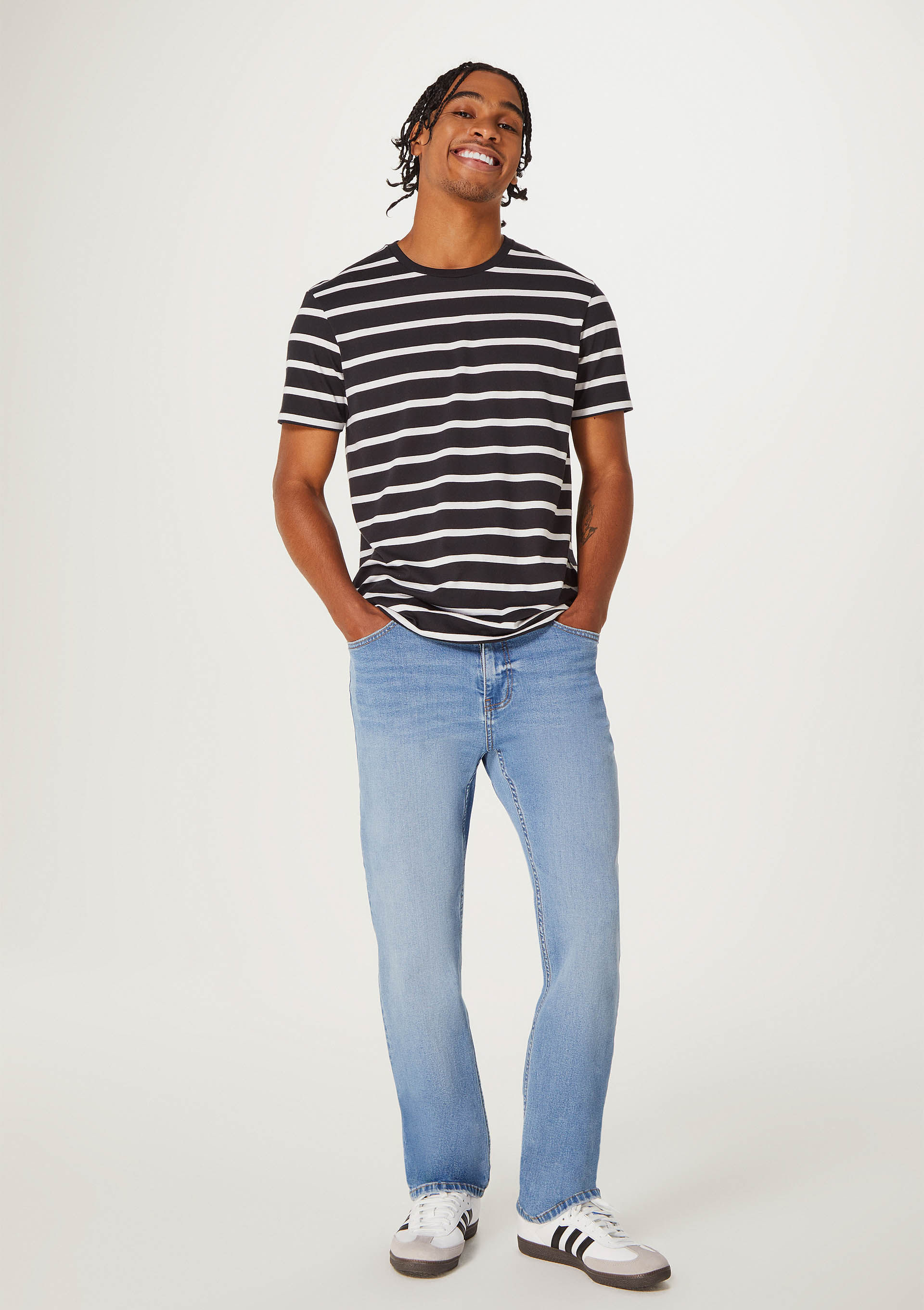 Calça jeans reta masculina clearance levis