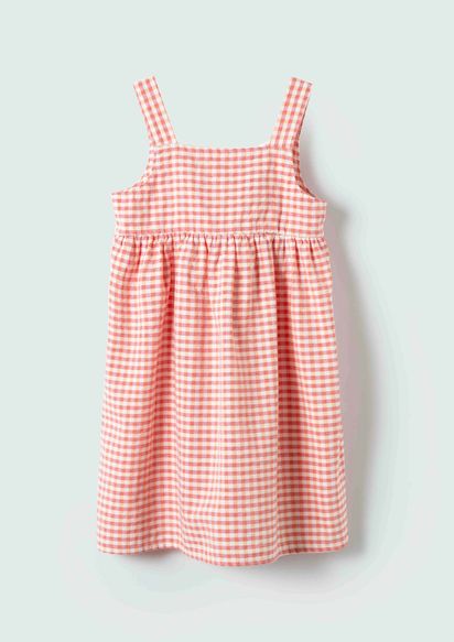 Vestido Estampado Jogo da Velha Infantil Menina - Marshoes